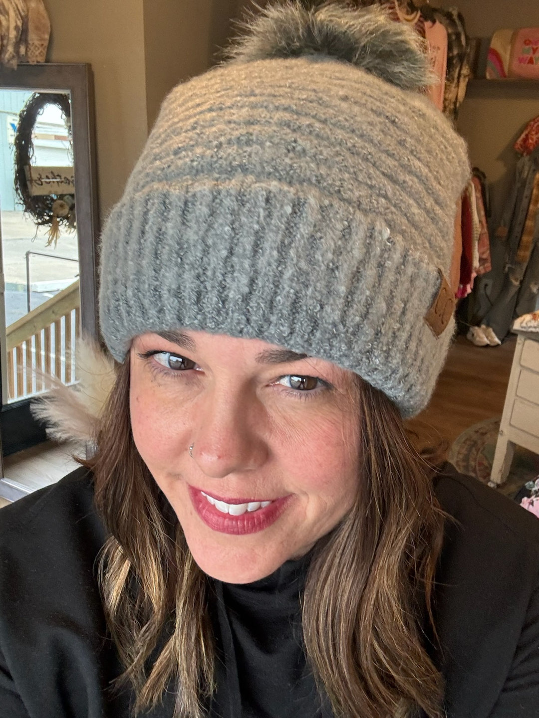CC ULTRA SOFT BEANIE GRAY