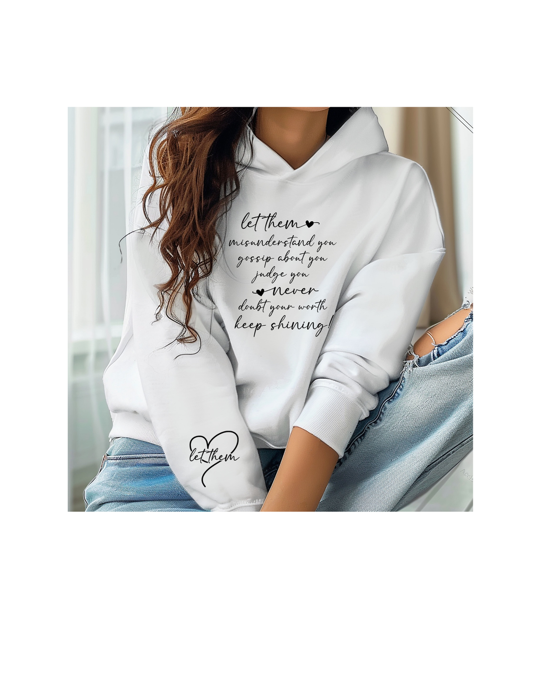 LET THEM WITH SLEEVE HOODIE PRE-ORDER