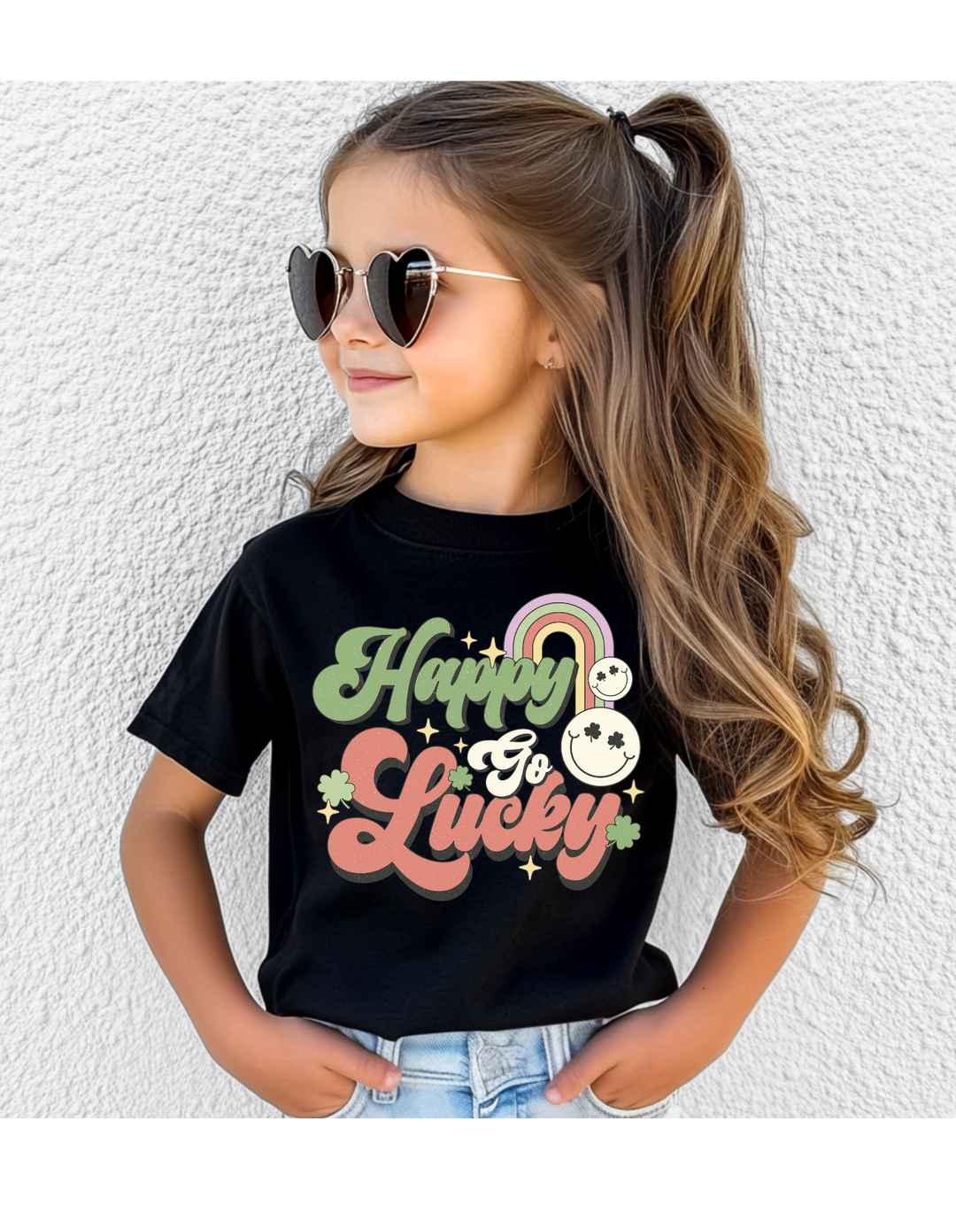 HAPPY GO LUCKY KIDS TEE