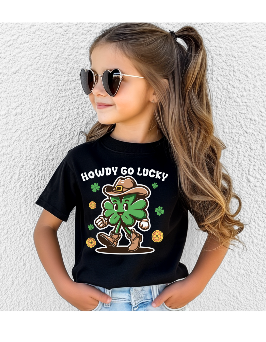 HOWDY SHAMROCK KIDS TEE