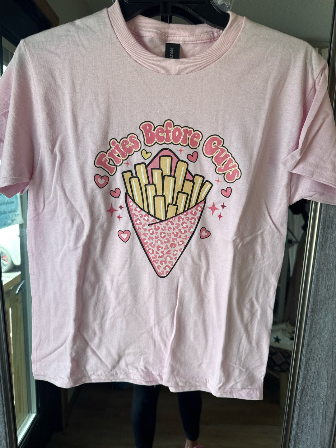 FRIES BEFORE GUYS KIDS TEE