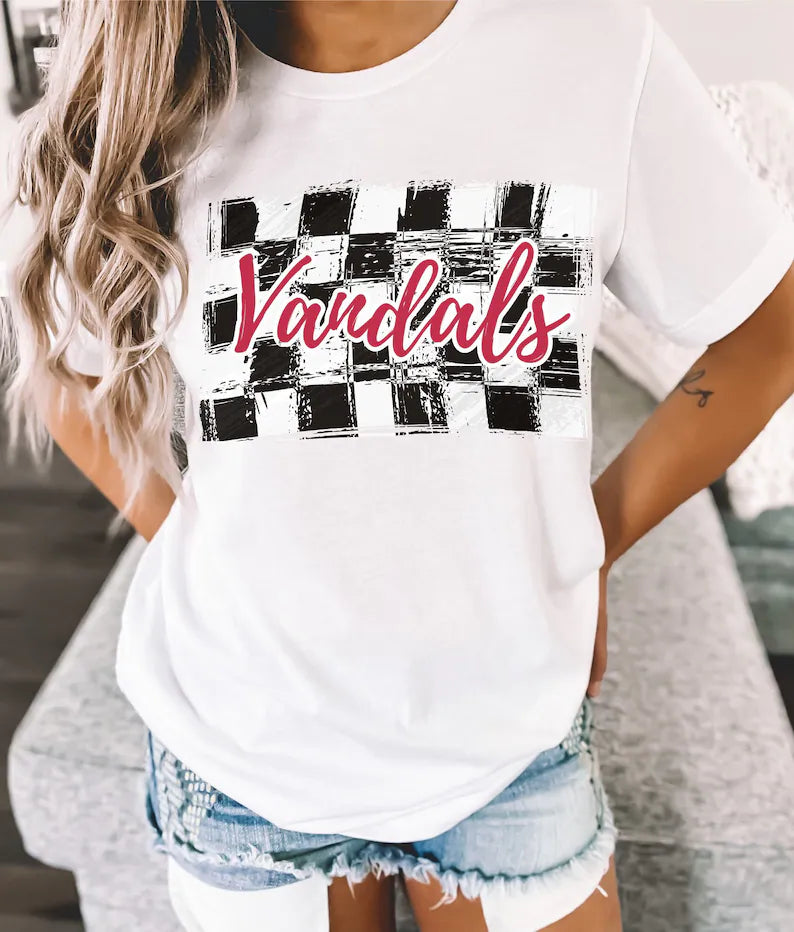 CHECKERED VANDALS TEE PRE-ORDER