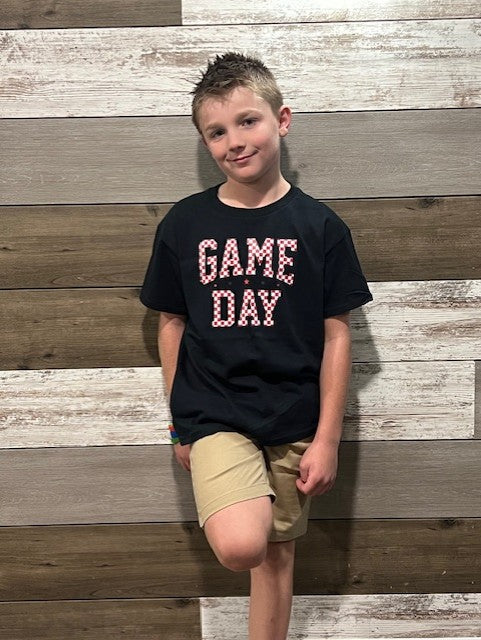 GAME DAY WHITE/RED KIDS TEE PRE-ORDER