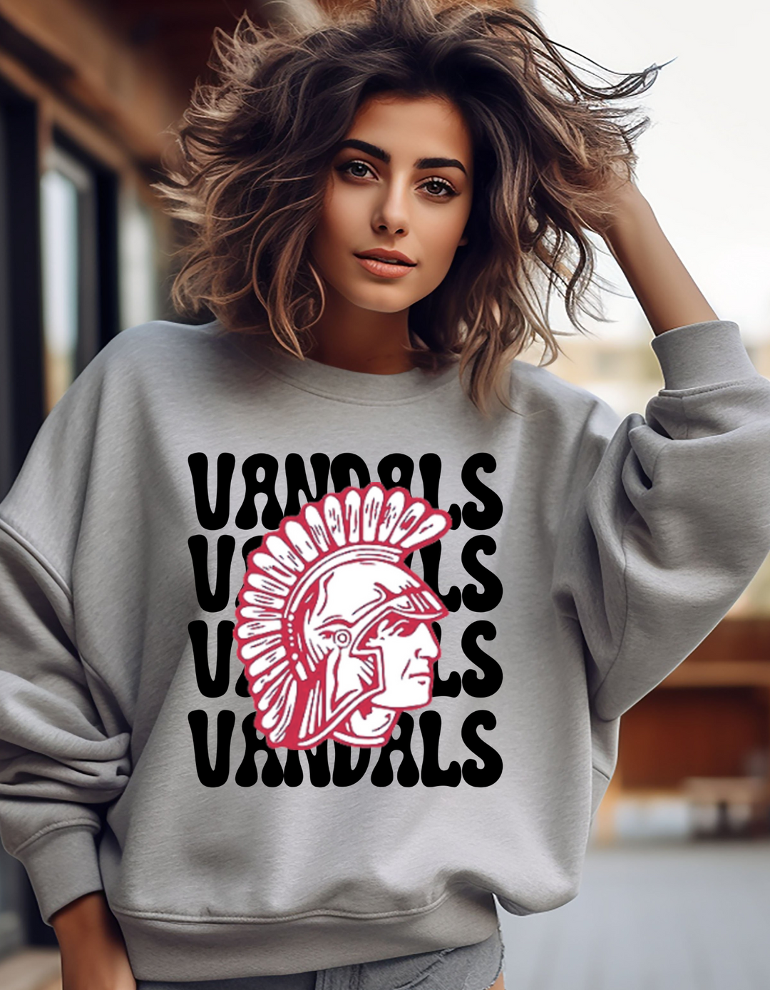 VANDAL HEAD ADULT CREW