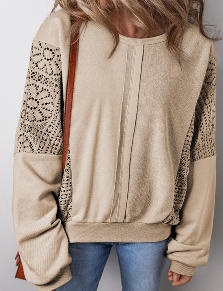 LACE & LATTE SWEATSHIRT