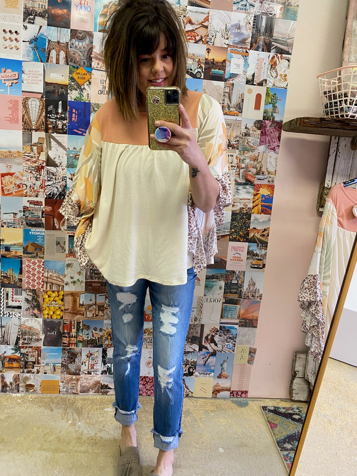 SUNSET BOHO TOP