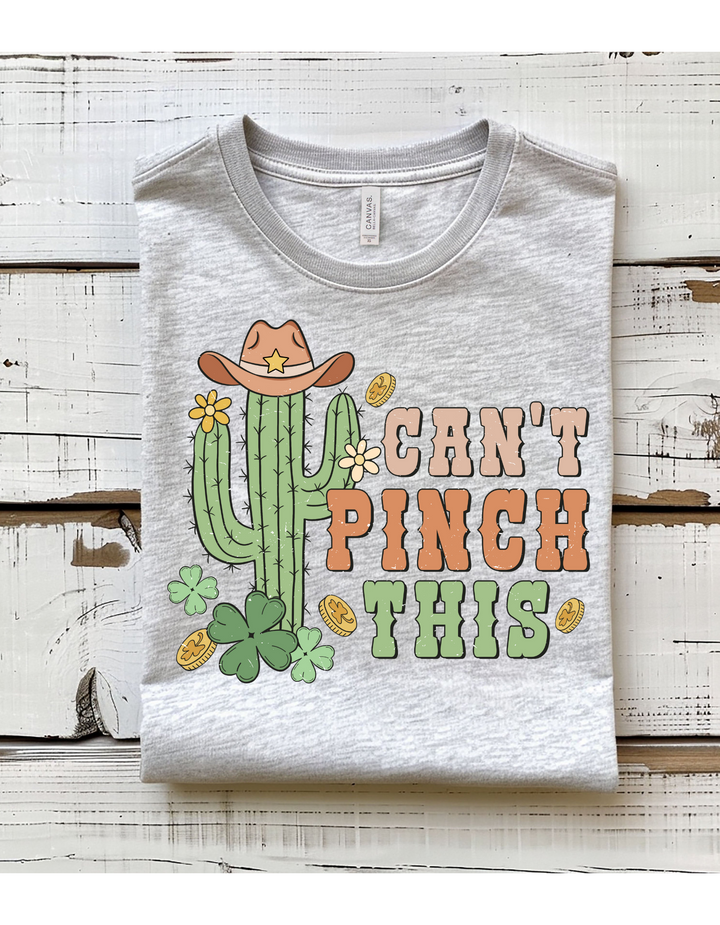 CANT PINCH THIS KIDS CREW/TEE
