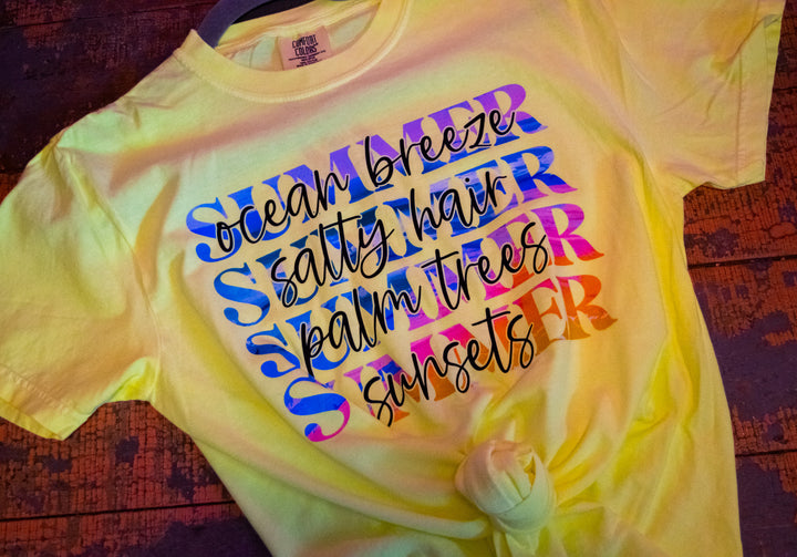 NEON SUMMER TEE