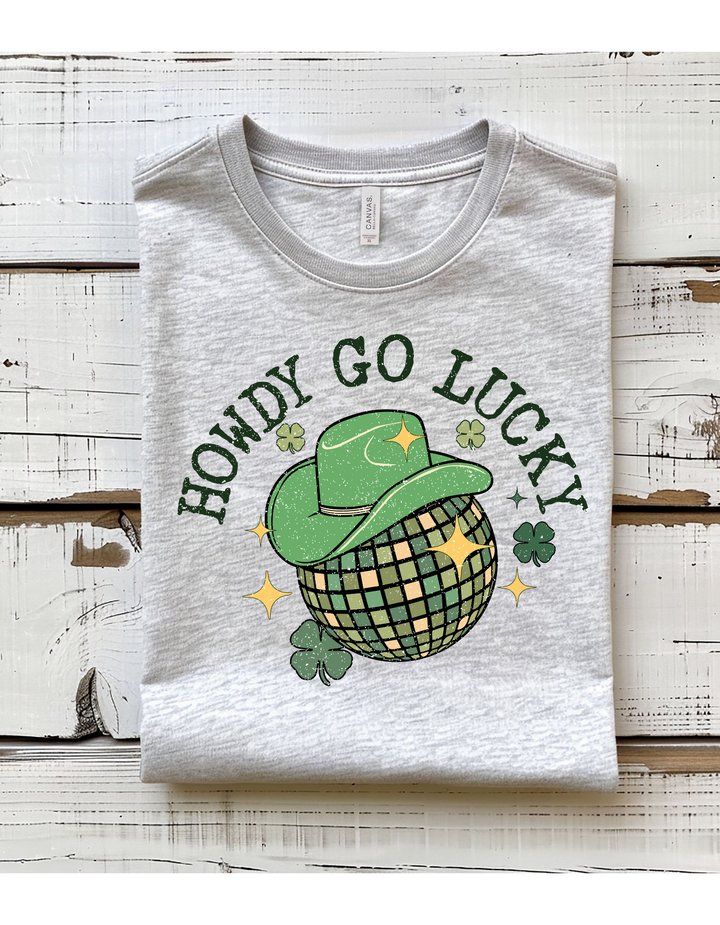 HOWDY GO LUCKY DISCO TEE/CREW