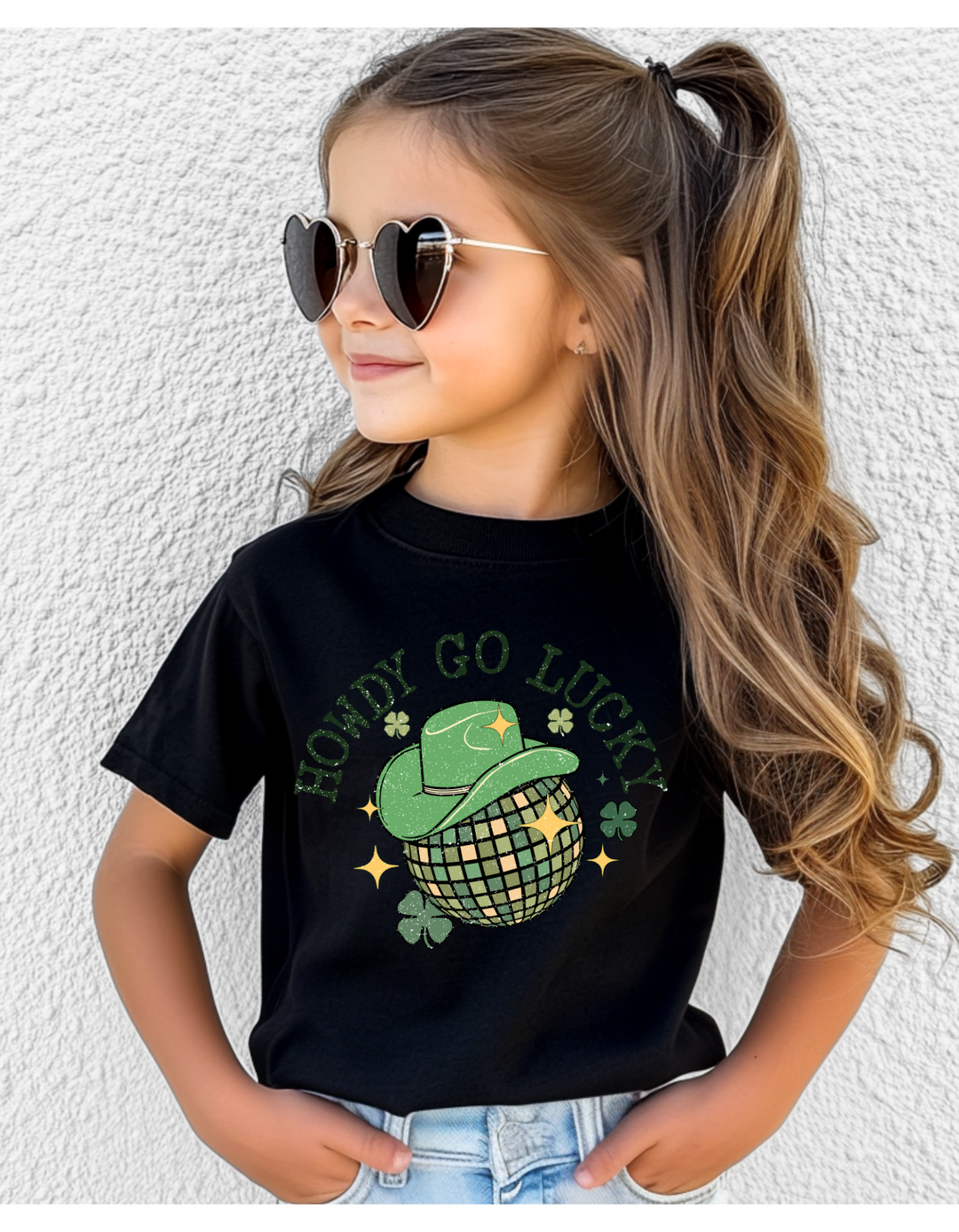 HOWDY GO LUCKY DISCO TEE/CREW