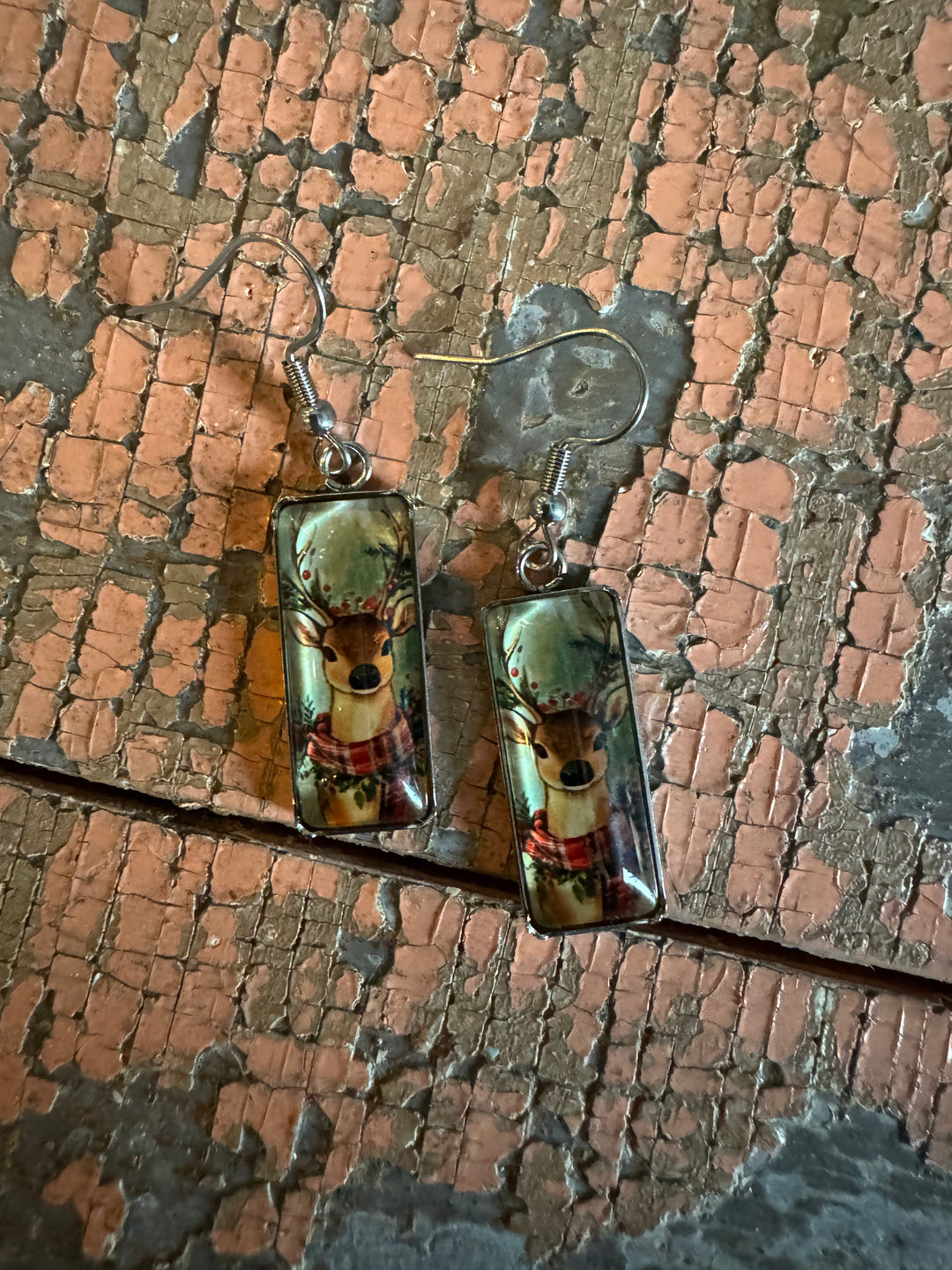 REINDEER DROP EARRINGS
