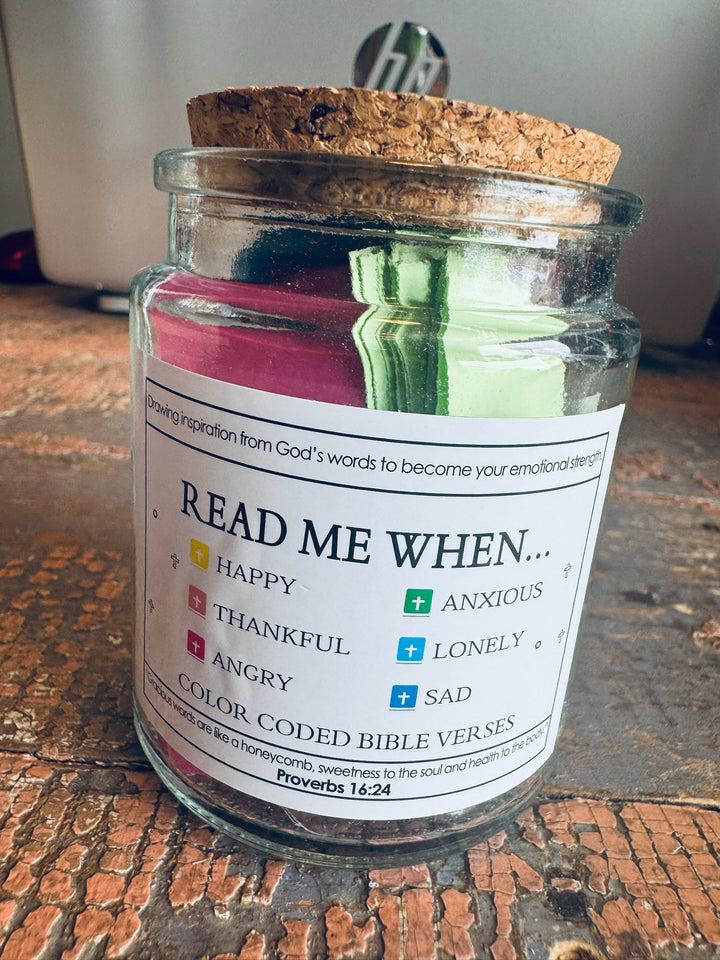 "READ ME WHEN"SCRIPTURE JAR