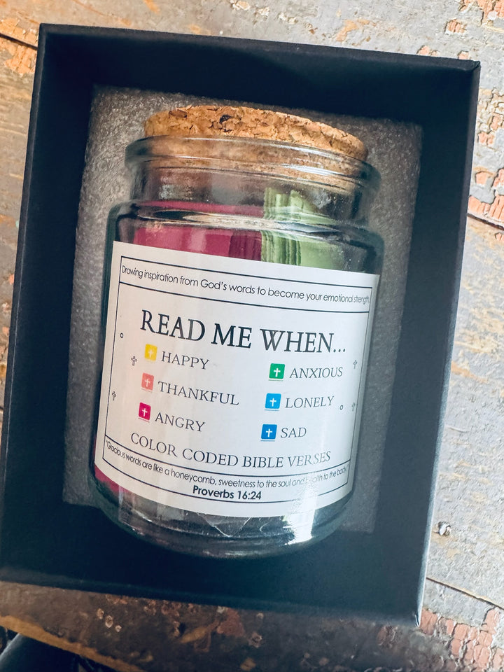 "READ ME WHEN"SCRIPTURE JAR