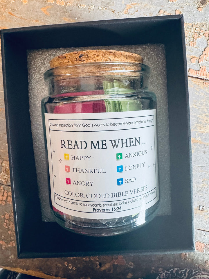 "READ ME WHEN"SCRIPTURE JAR