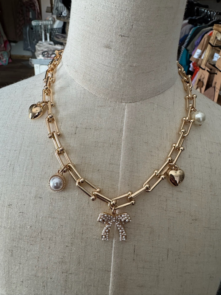 HEART & BOW CO. NECKLACE