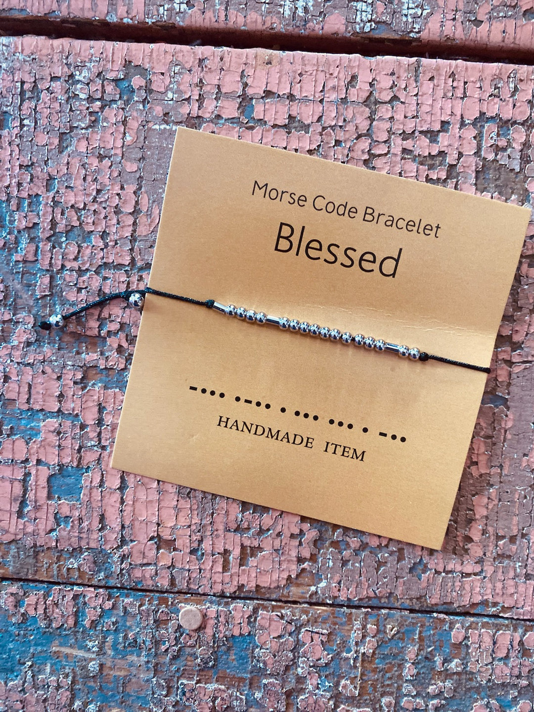 MORSE CODE BRACELET