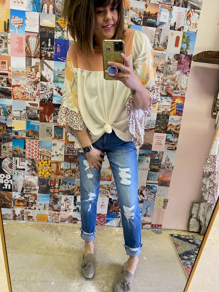 SUNSET BOHO TOP