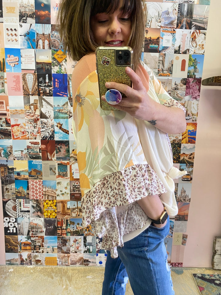 SUNSET BOHO TOP