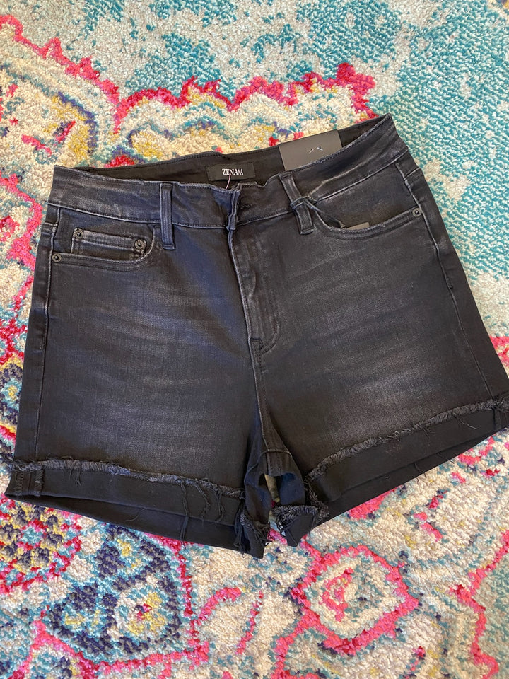 BLACK WASHED DENIM