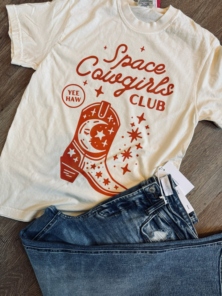 SPACE COWGIRL CLUB TEE PRE-ORDER