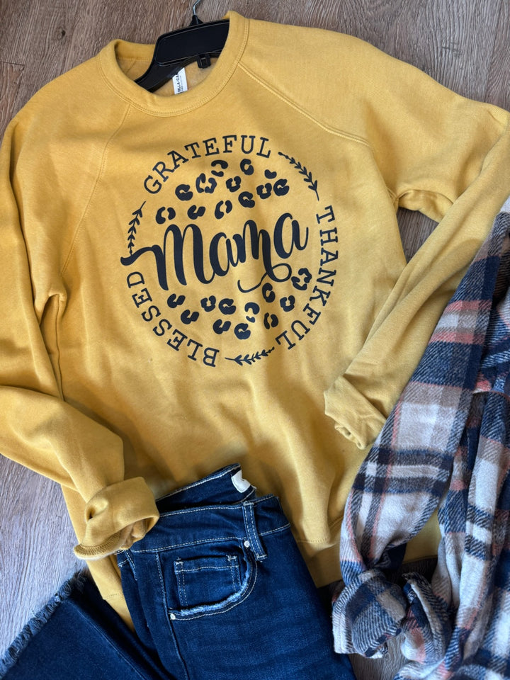 GRATEFUL MAMA CREWNECK