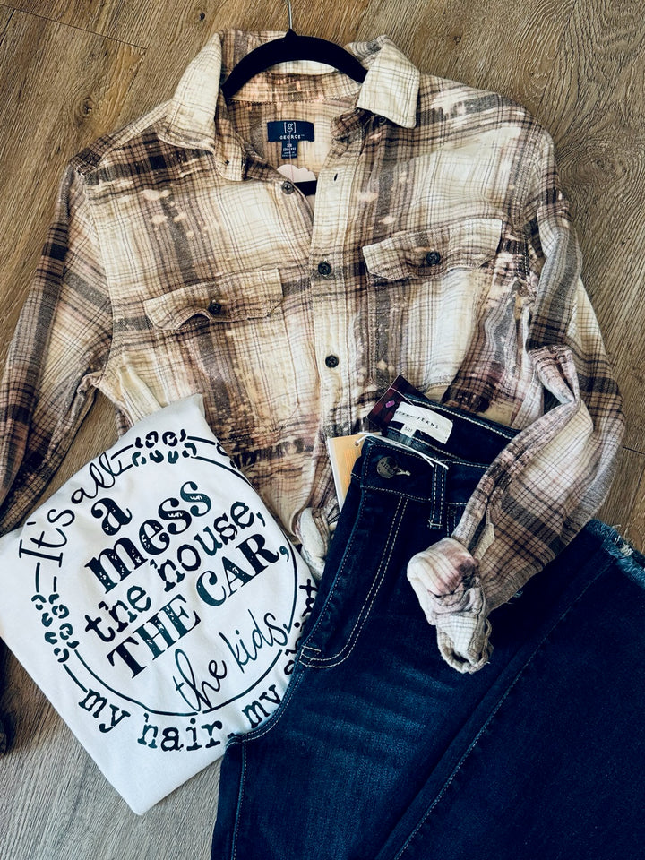 JONES BLEACHED FLANNEL