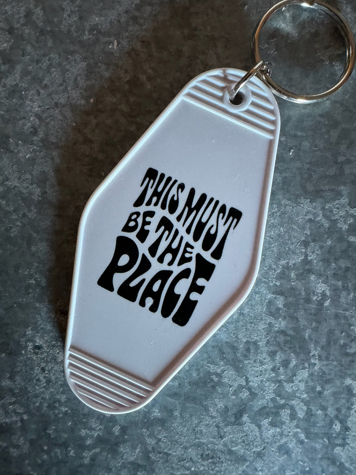 THIS MUST BE THE PLACE KEYCHAIN