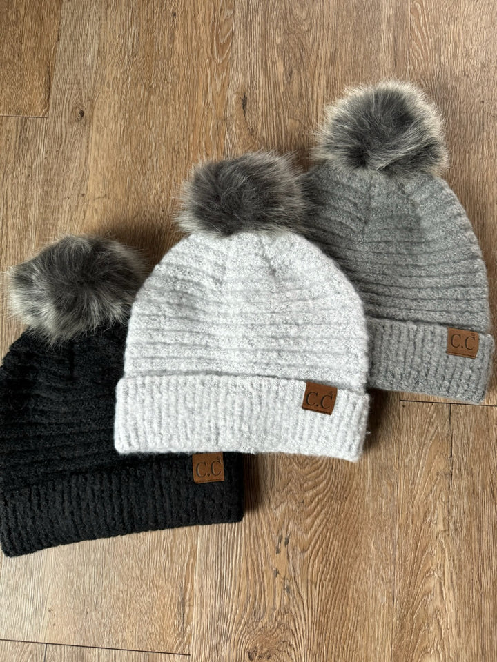 CC ULTRA SOFT BEANIE WHITE