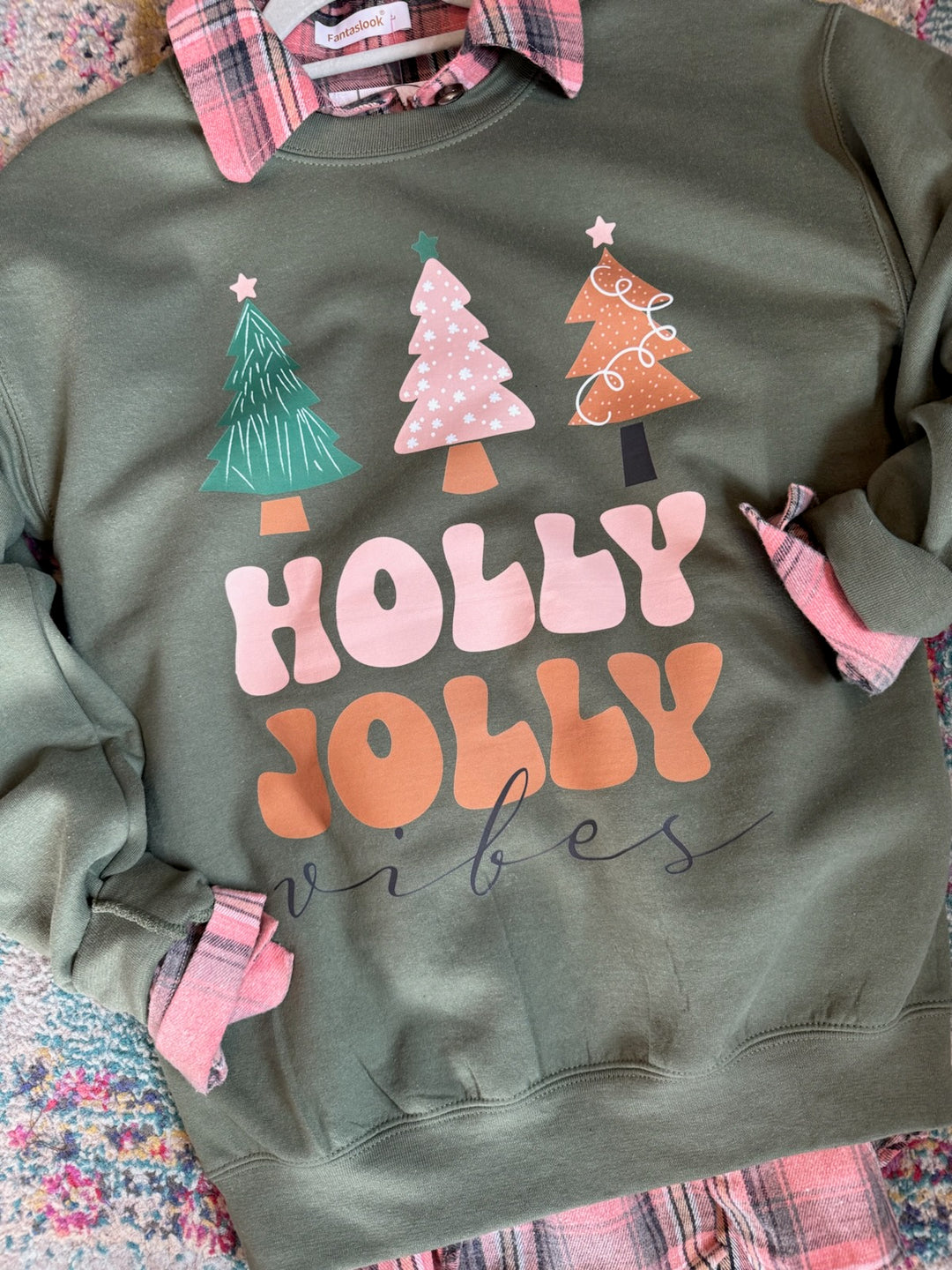 HOLLY JOLLY VIBES CREWNECK PRE-ORDER