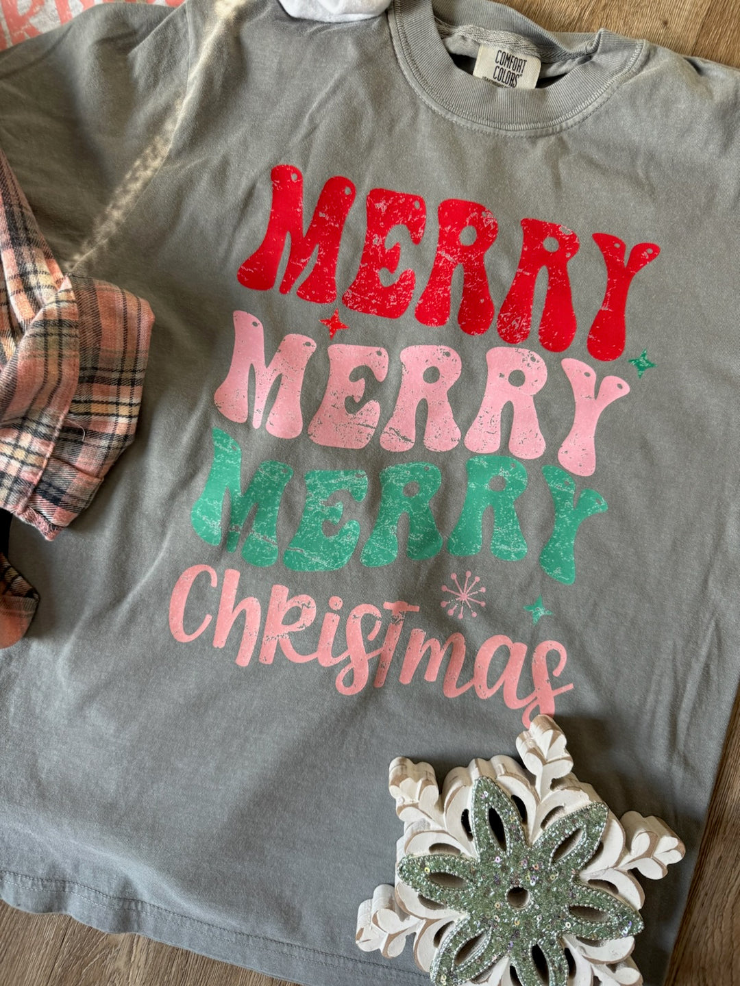 MERRY MERRY CHRISTMAS TEE PRE-ORDER