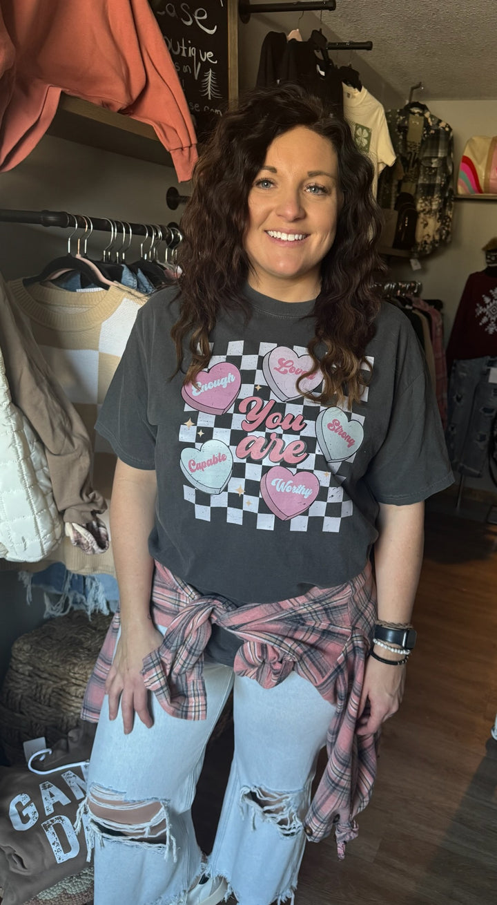 CANDY HEARTS ADULT TEE