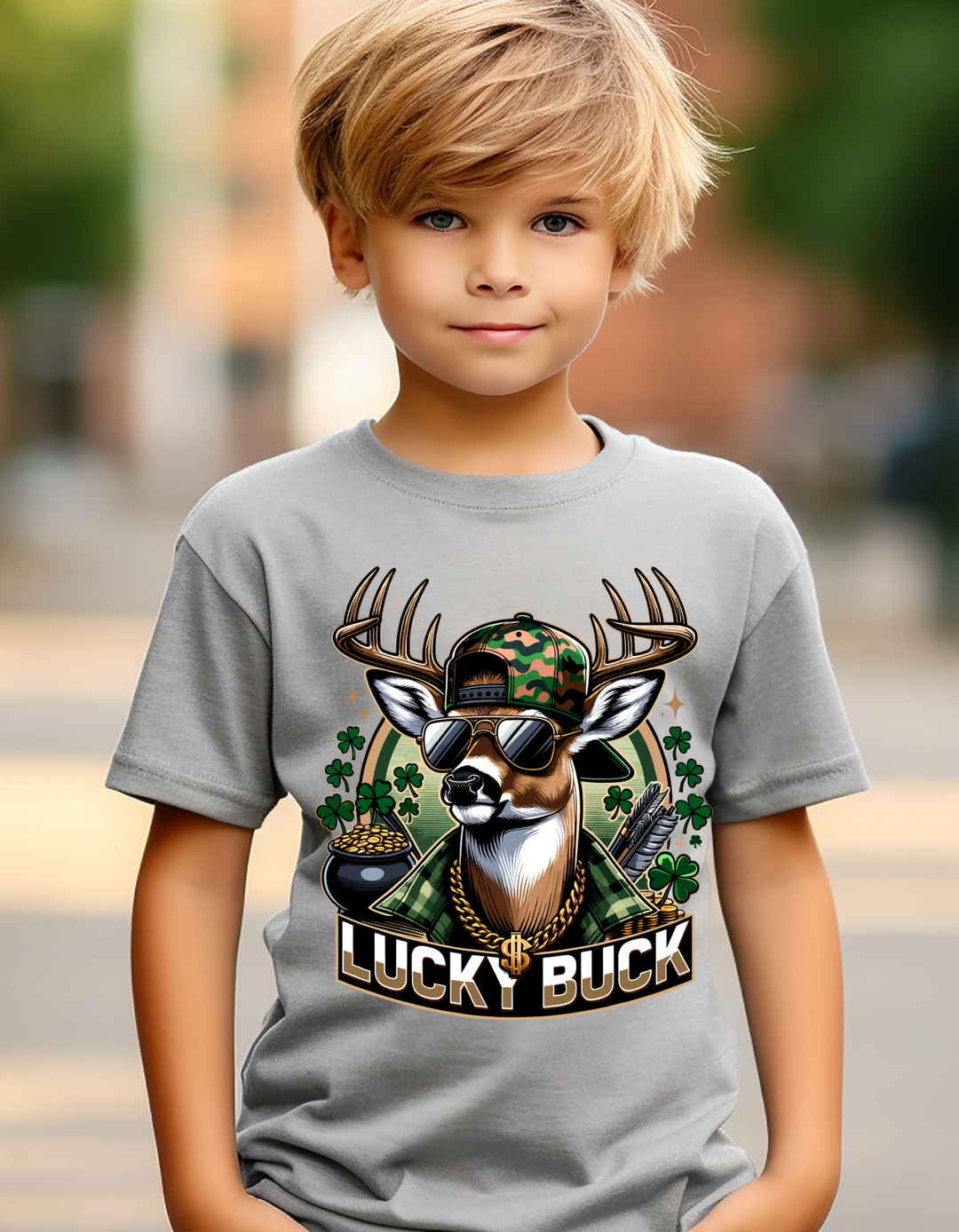 LUCKY BUCK KIDS HOODIE/CREW