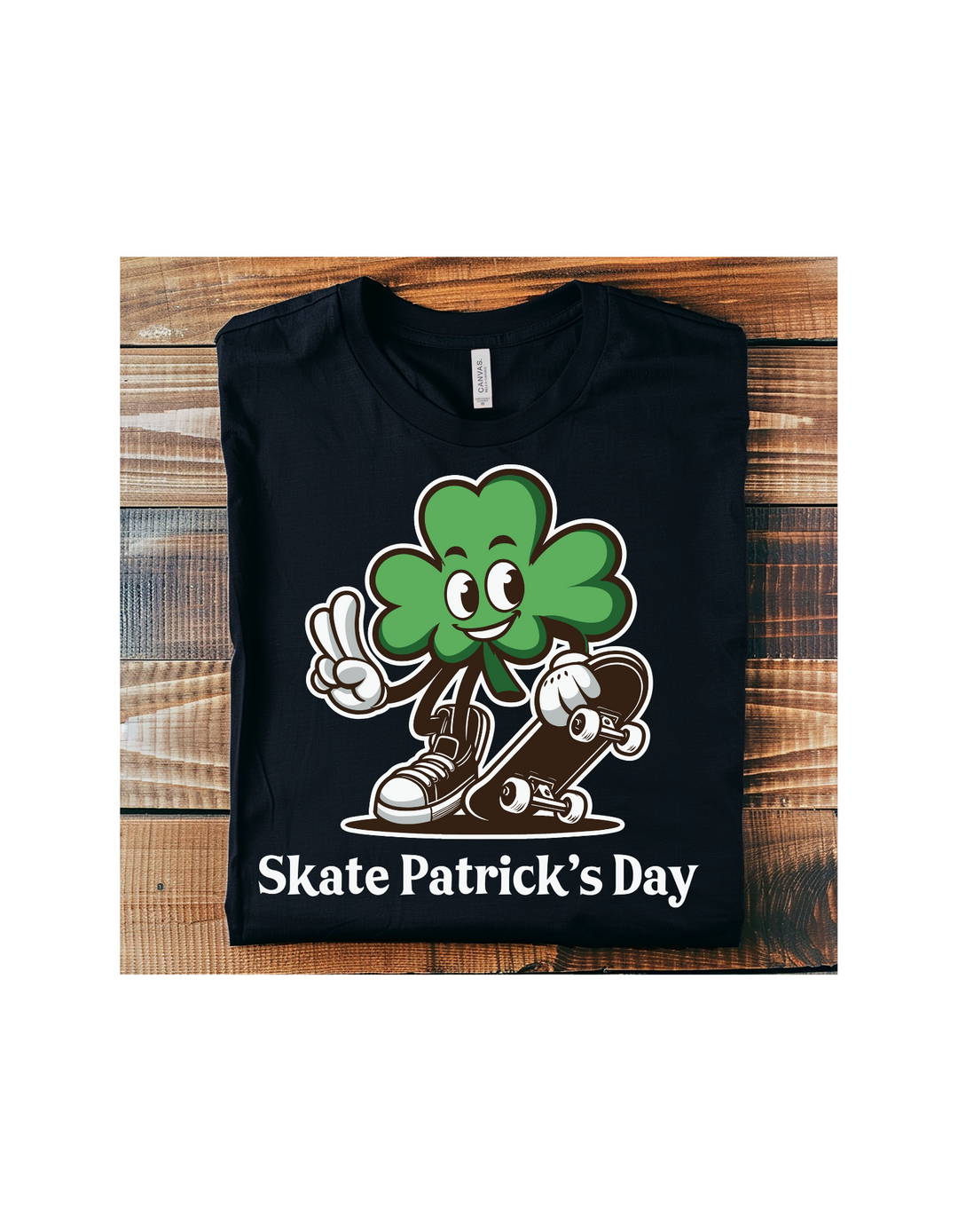 SHAMROCK SKATER GUY TEE