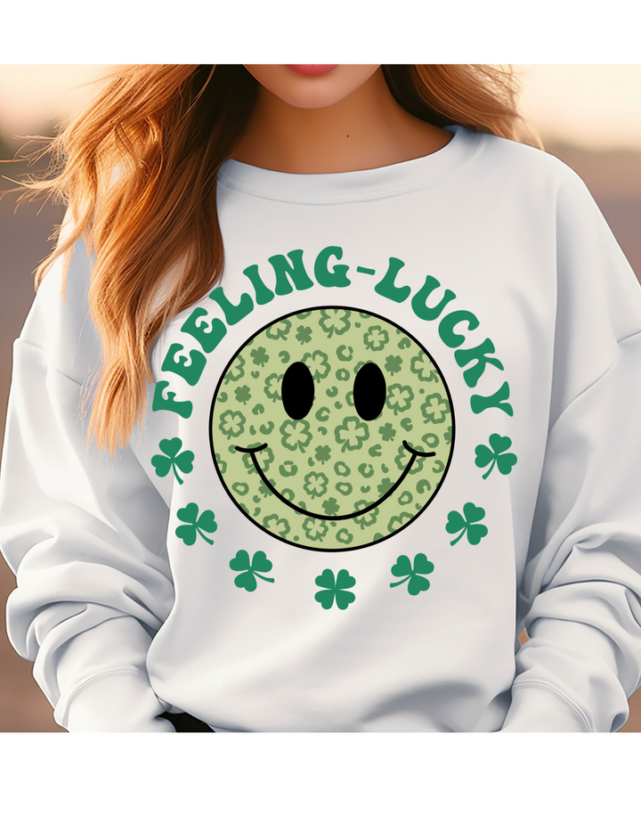FEELING LUCKY FACE ADULT CREW