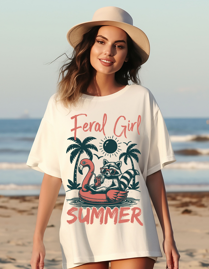 FERAL GIRL FLOATIE TEE