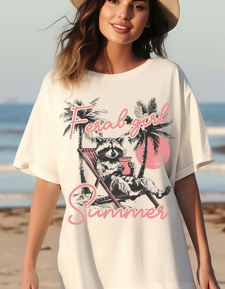 FERAL GIRL SUMMER TEE