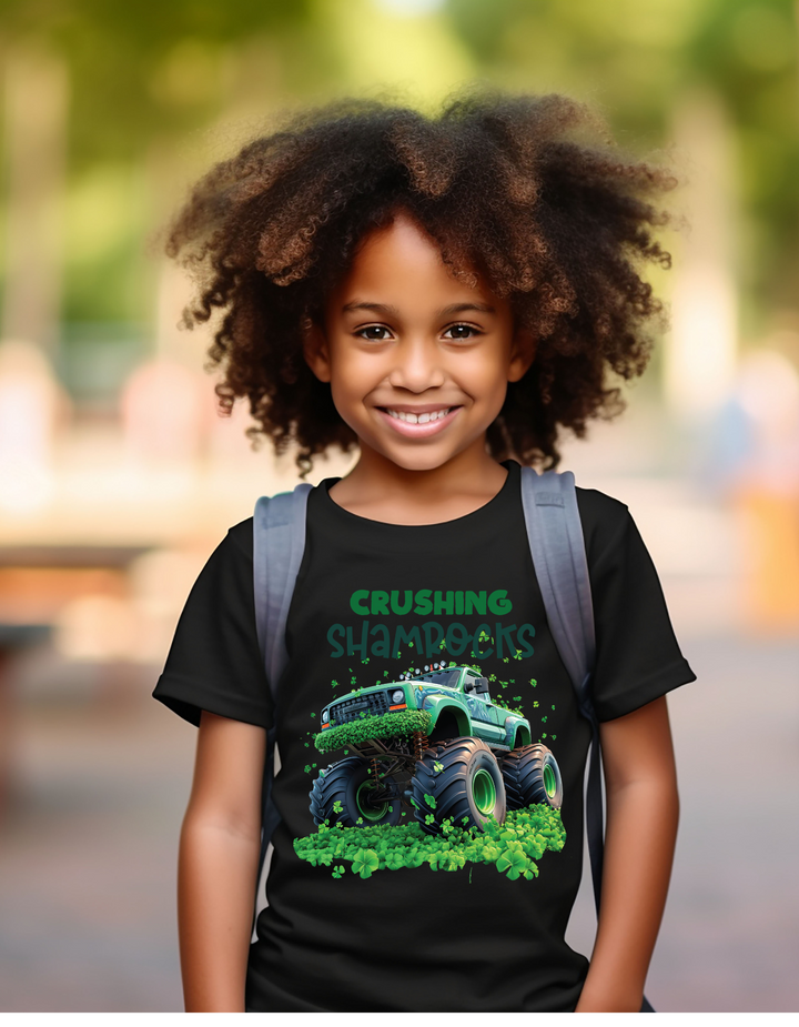 CRUSHING SHAMROCKS KIDS TEE