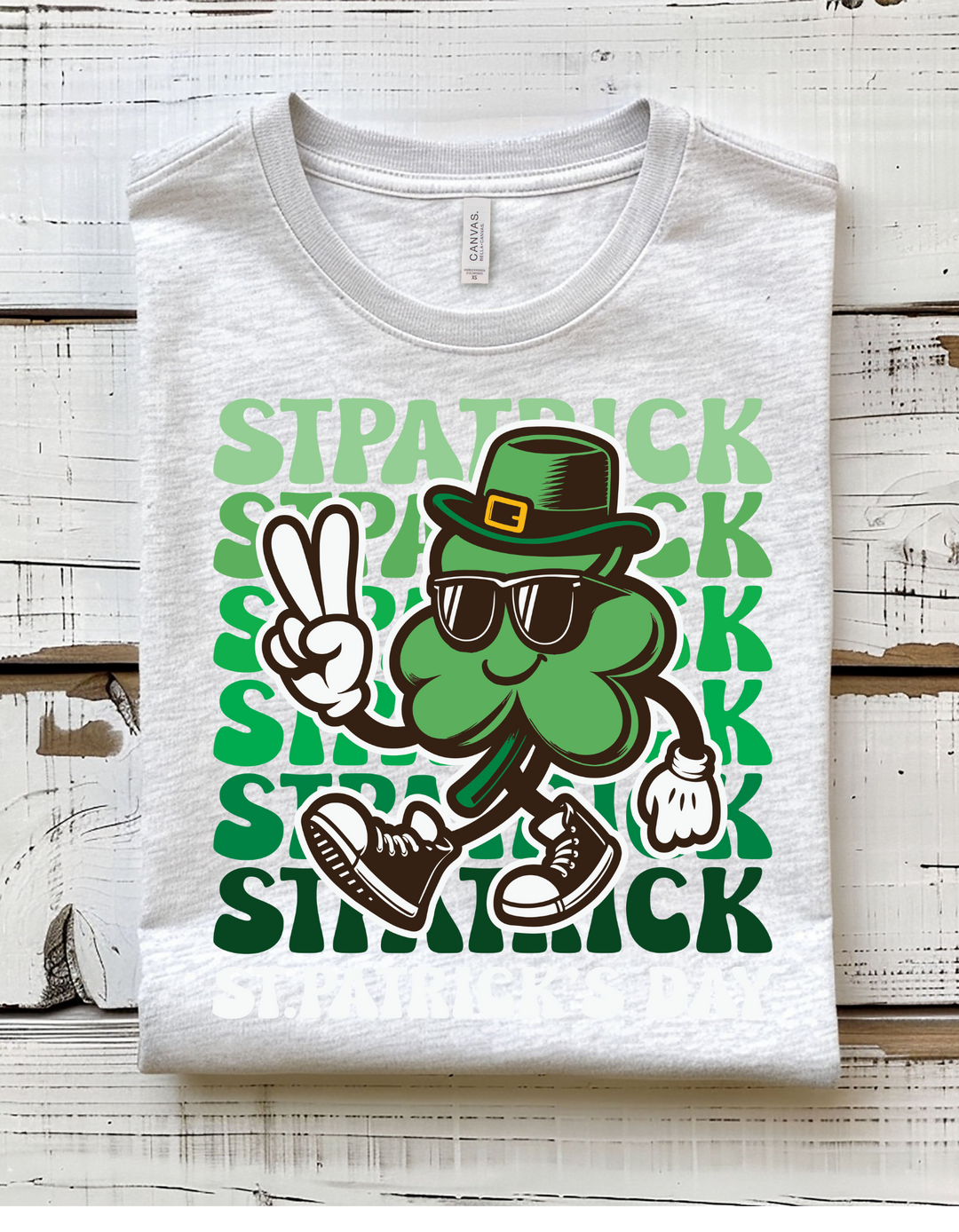 SHAMROCK PEACE CREW/TEE