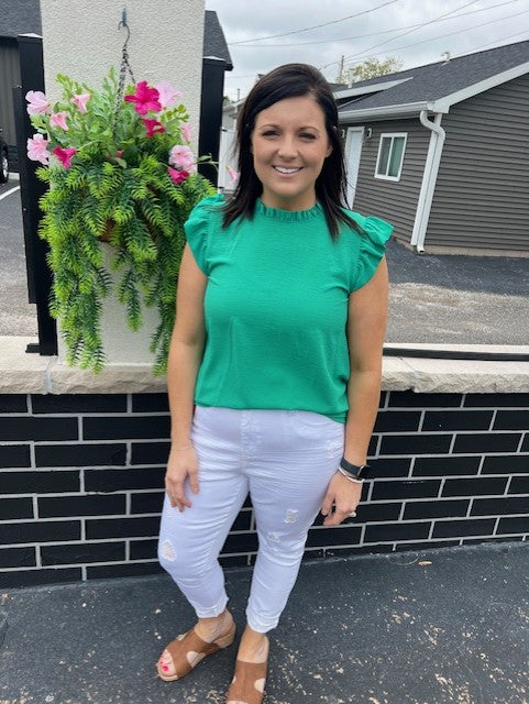 FRILL & FERN TOP