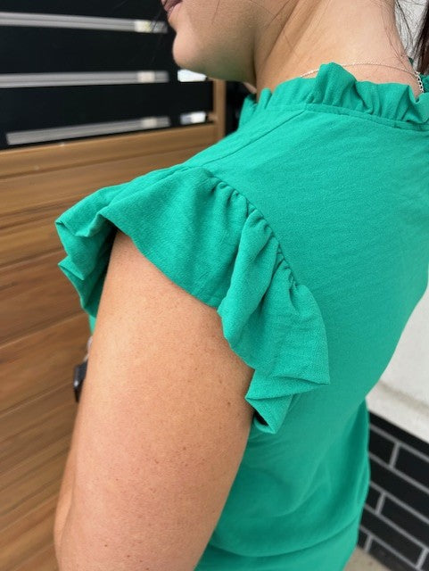 FRILL & FERN TOP