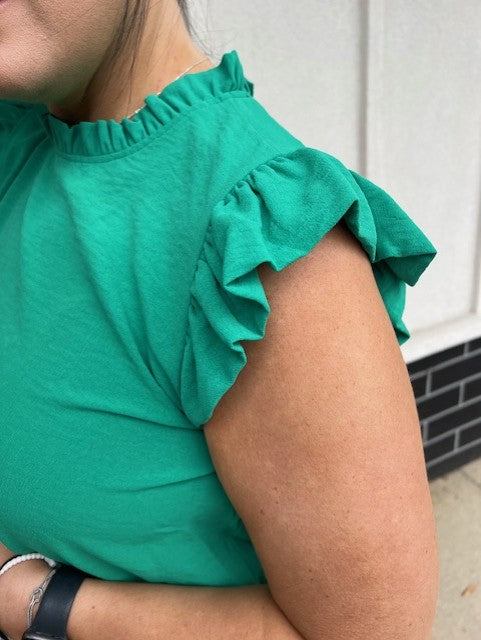 FRILL & FERN TOP