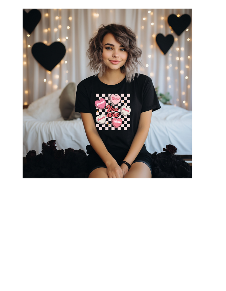 CANDY HEARTS ADULT TEE PRE-ORDER