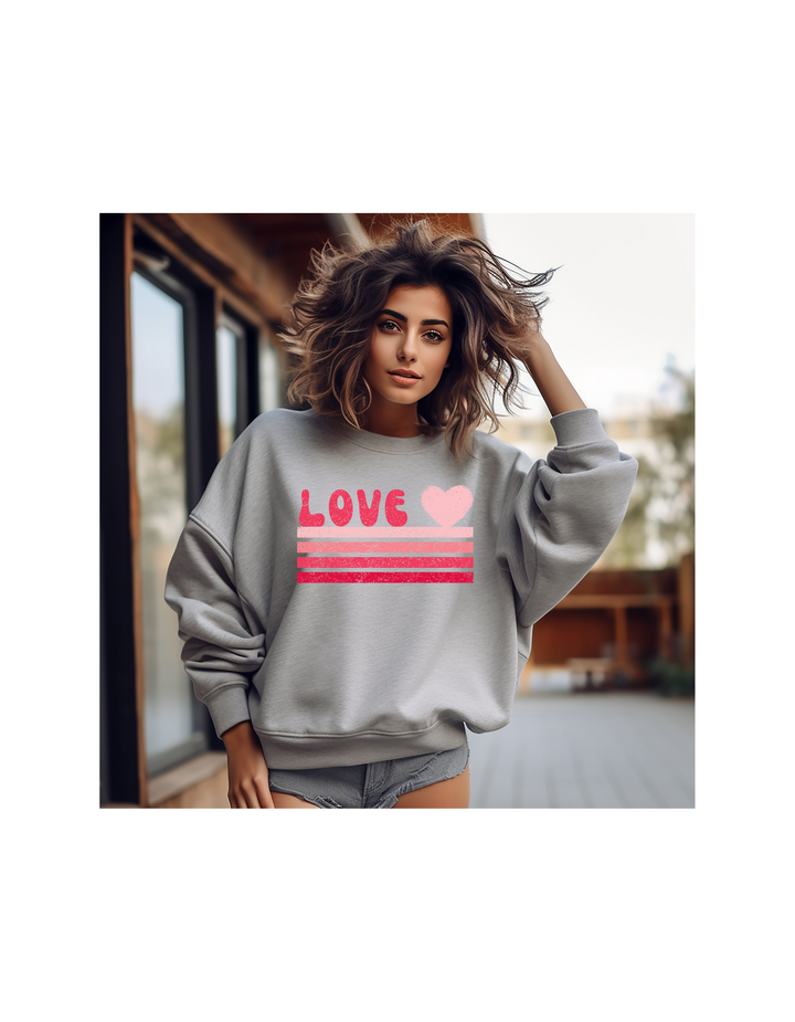 LOVE LINES VDAY ADULT CREWNECK PRE-ORDER