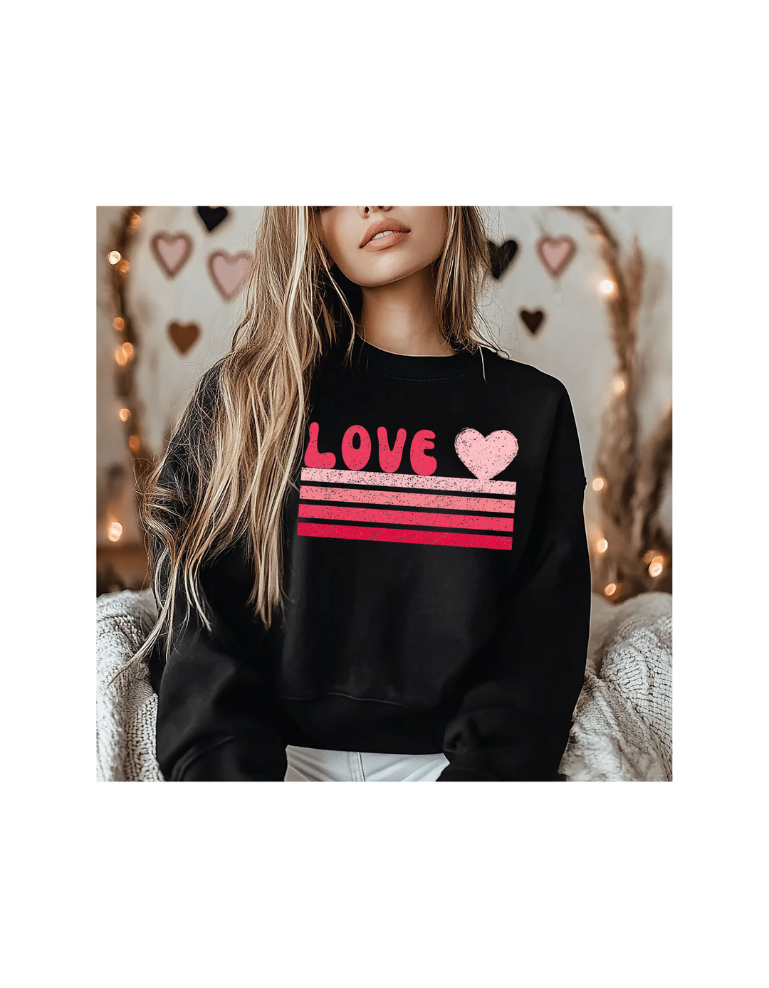 LOVE LINES VDAY ADULT CREWNECK PRE-ORDER