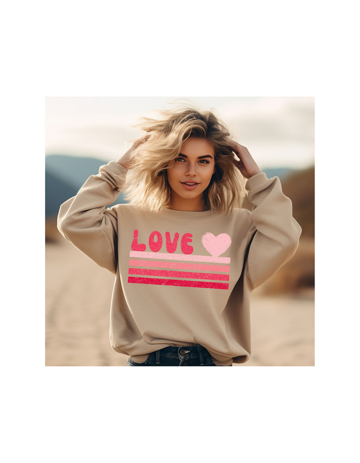 LOVE LINES VDAY ADULT CREWNECK PRE-ORDER